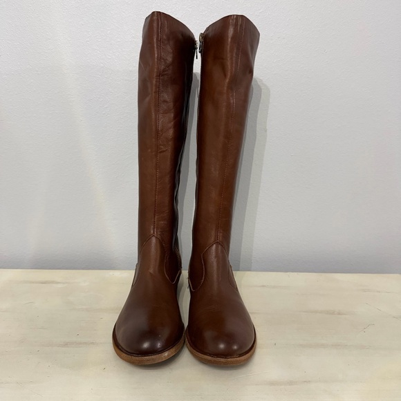 Kork-Ease Brown Leather Tall Riding Boots - Picture 6 of 11